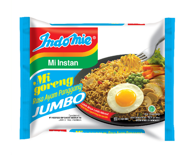 Indofood Indomie Mi Goreng Jumbo Rasa Ayam Panggang 1